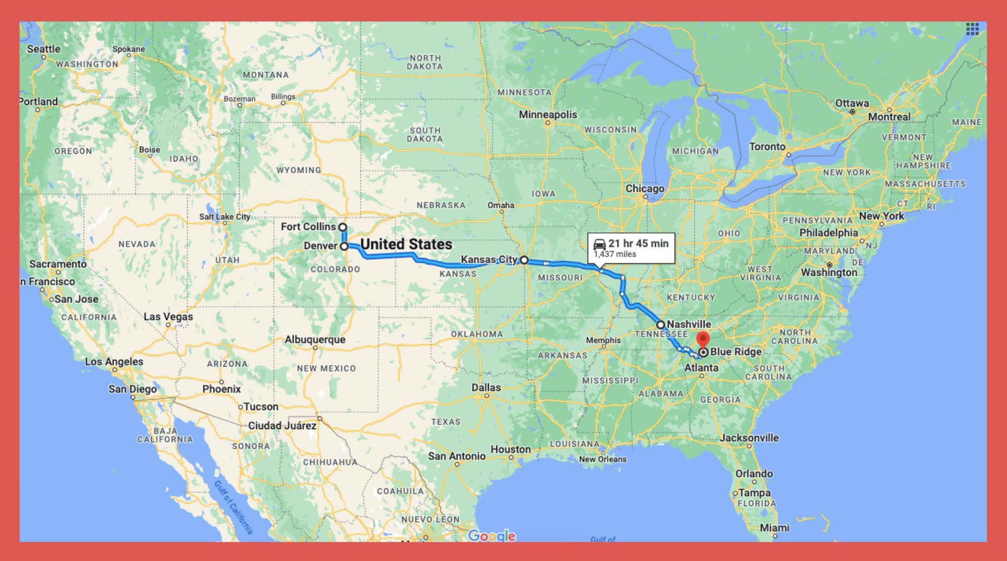 Blue Ridge, Meg & Shane's Travelogue