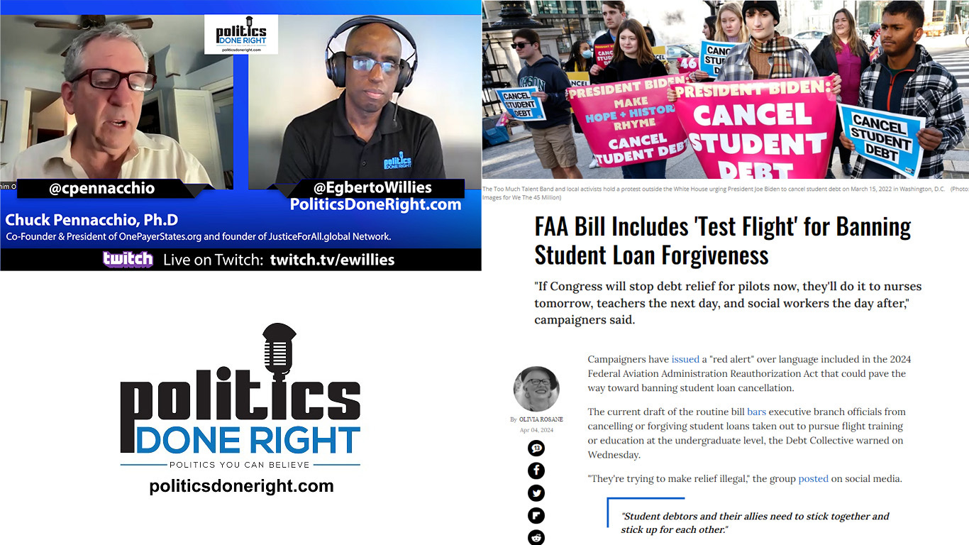 Are Dems blocking student loan relief Chuck Pennacchio on State? Based