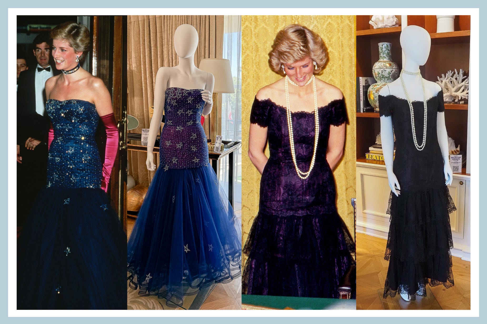 Princess diana auction dresses cheap