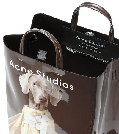 Acne studios dog hot sale tote