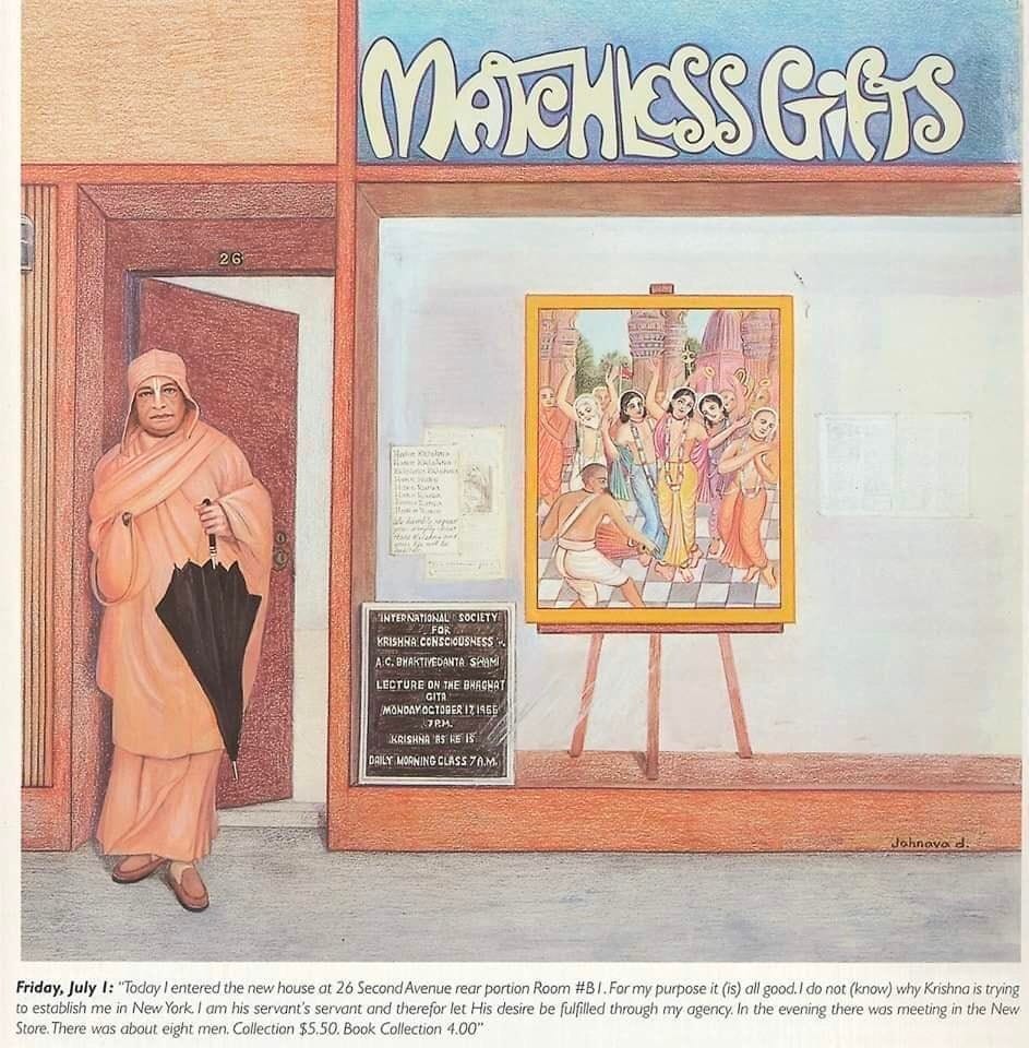 Incorporation of ISKCON in New York