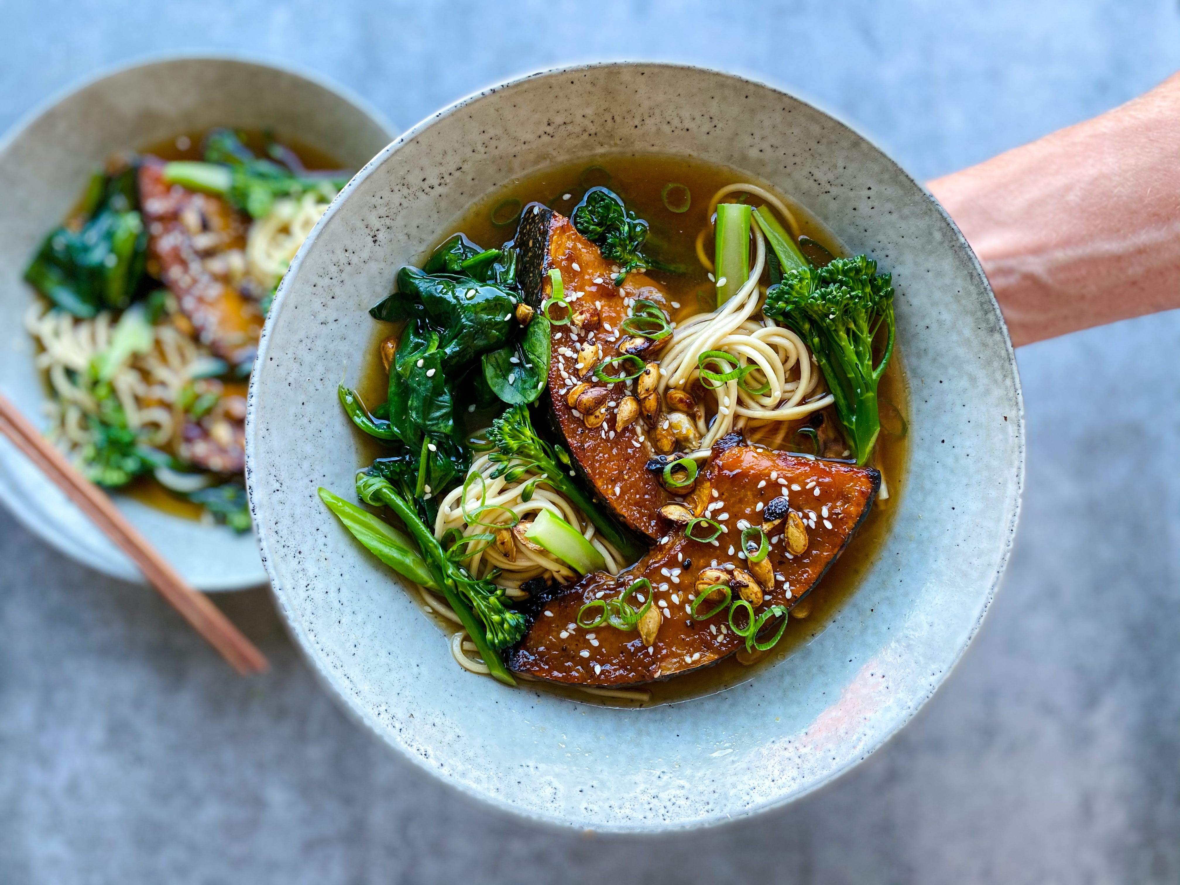Miso Glazed Pumpkin Ramen!? - by Tom Walton