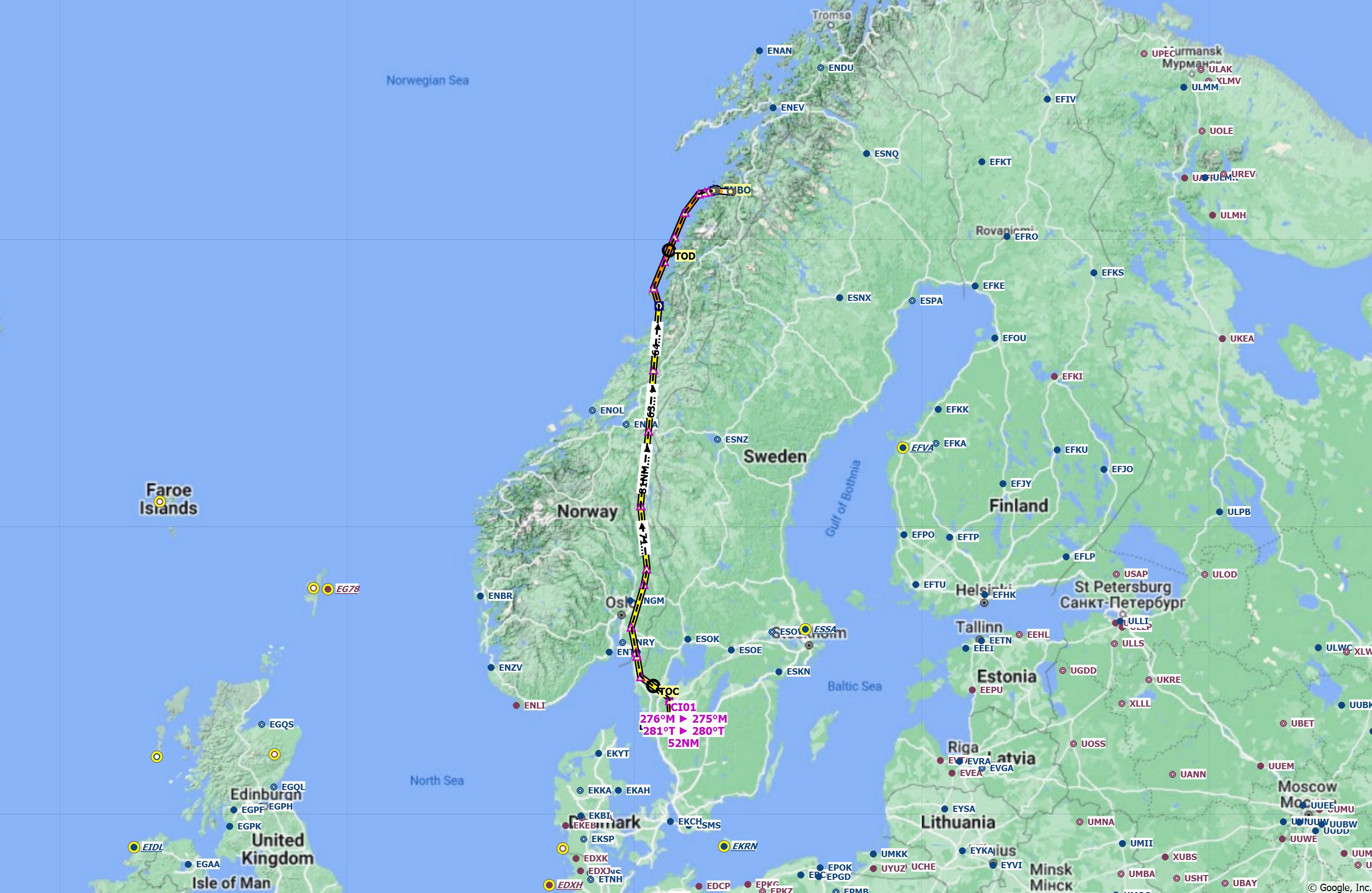 From Gothenberg to Bodo in the Boeing 737900 with MyAir