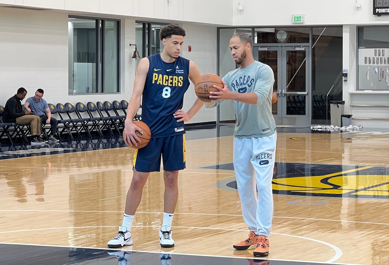 Jannero Pargo finding his voice coaching Pacers at Summer League
