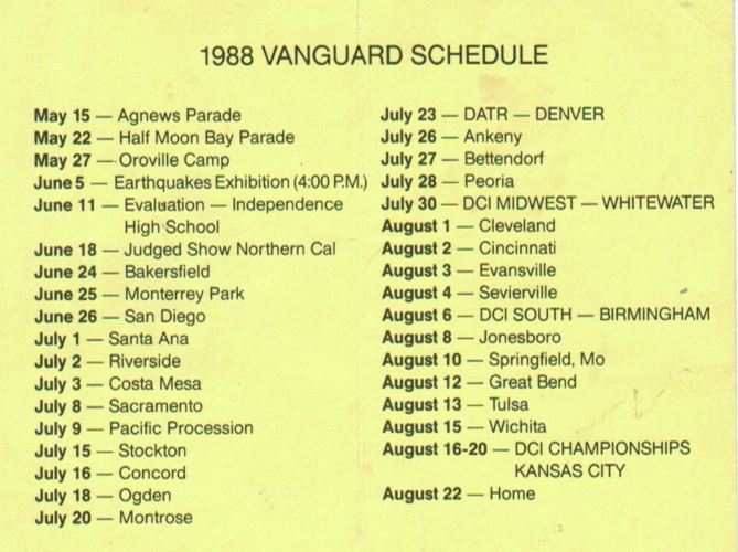 1988 Santa Clara Vanguard Drum Line The Bling