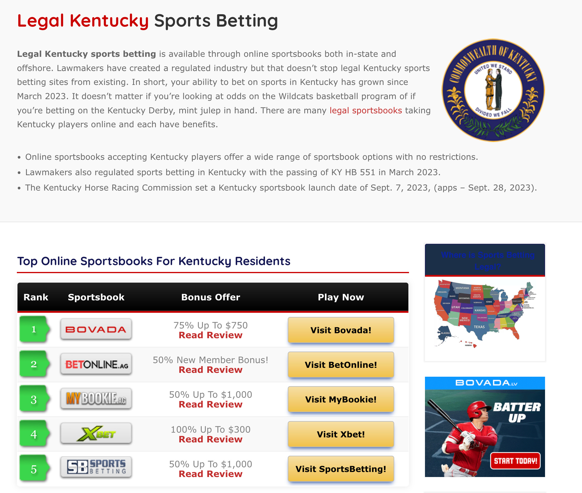legal betting sites