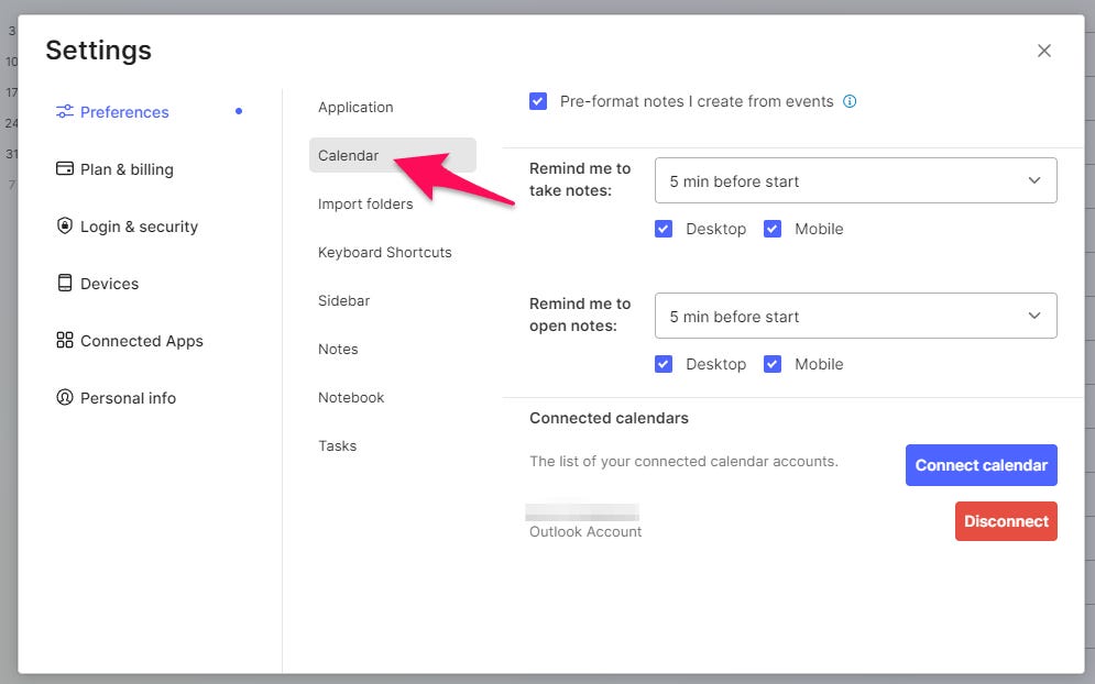 Connecting Outlook Calendar to Evernote by Jon Tromans