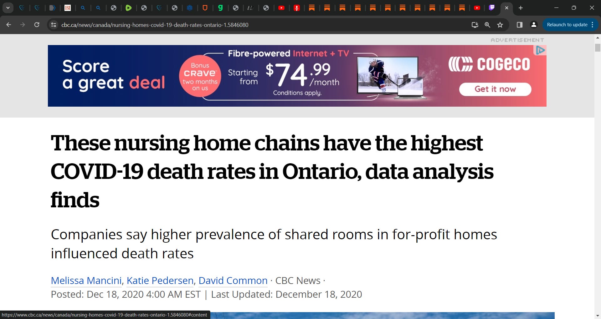 Adolf Trudeau's Canada Murdered Elderly in Thousands With Covid Treatment