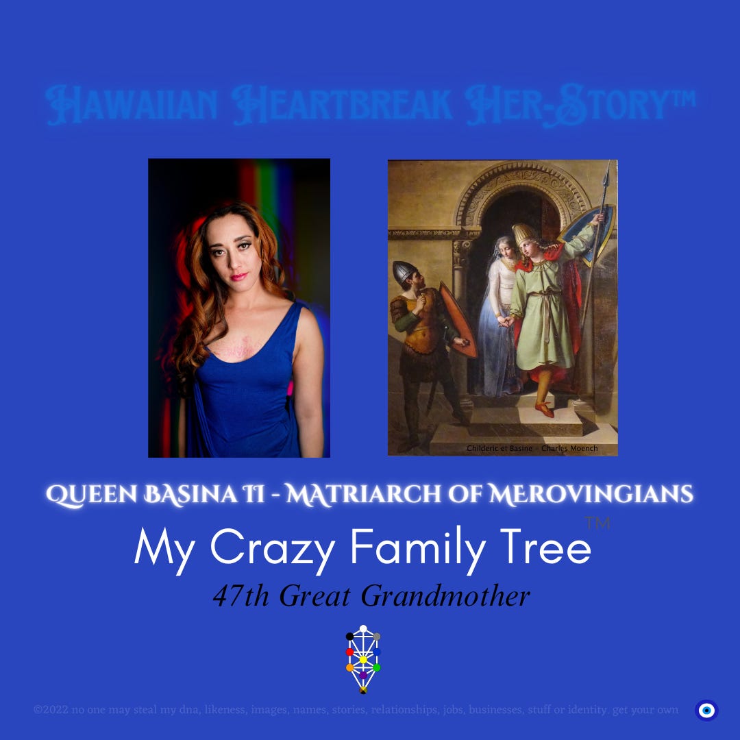 Queen Basina II Queen of Thuringia and Gaul. Grandmother of the The ...