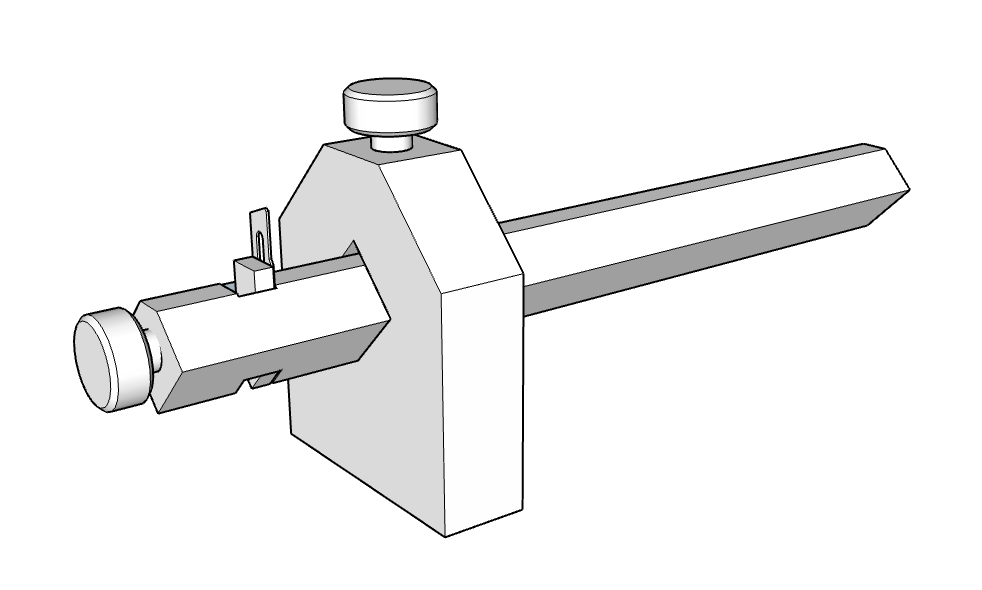 Marking Gauge Drawing Easy Step By Step