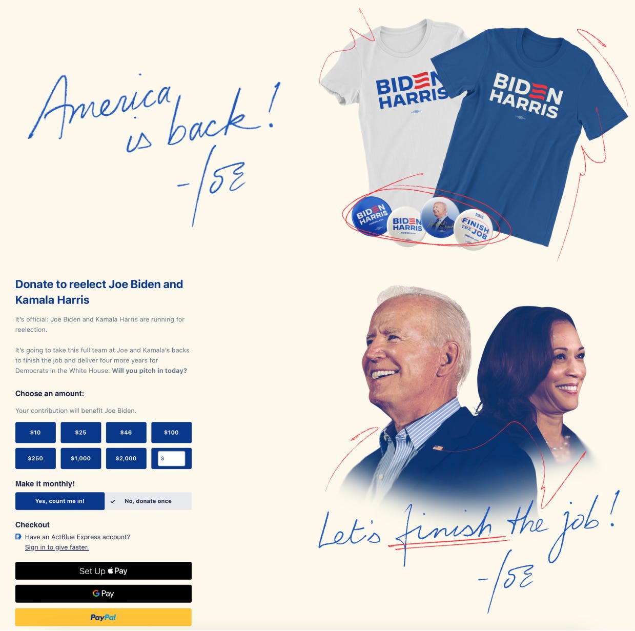 The BidenHarris 2024 reelection logo is here