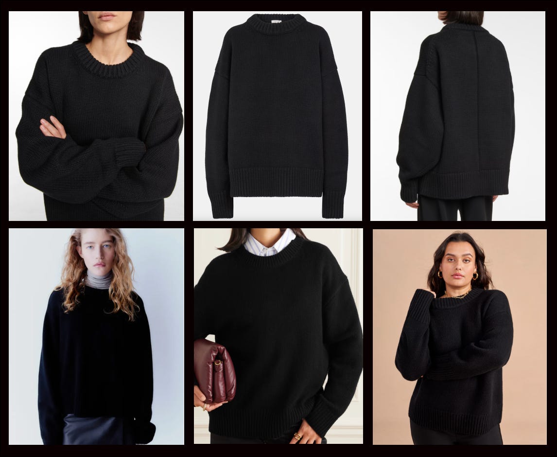 The Best Black Sweaters - by Ali Pew - Uniform