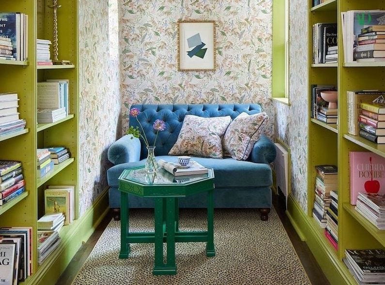 Book nook armchair shop