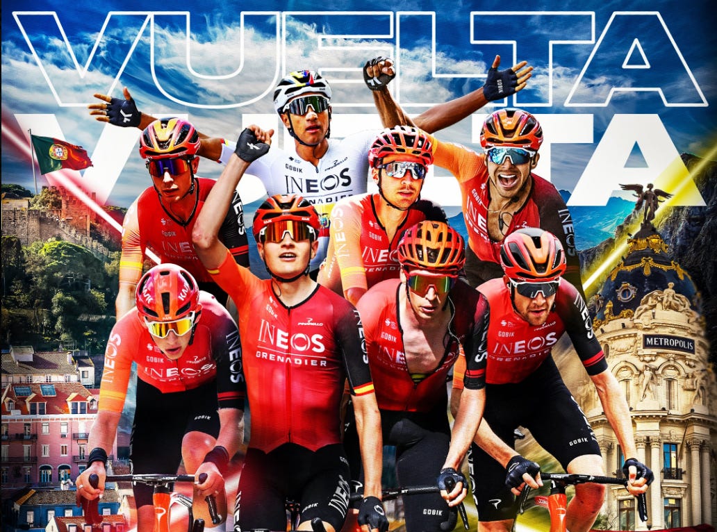 La vuelta team ineos top