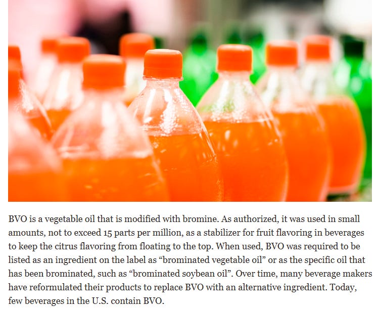 FDA Bans Brominated Vegetable Oil, Food Additive Used in Soda