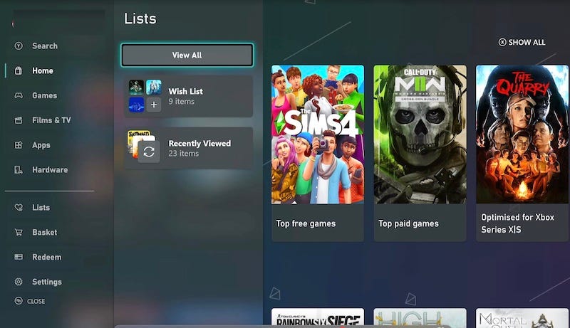 Console game wishlists what s the deal