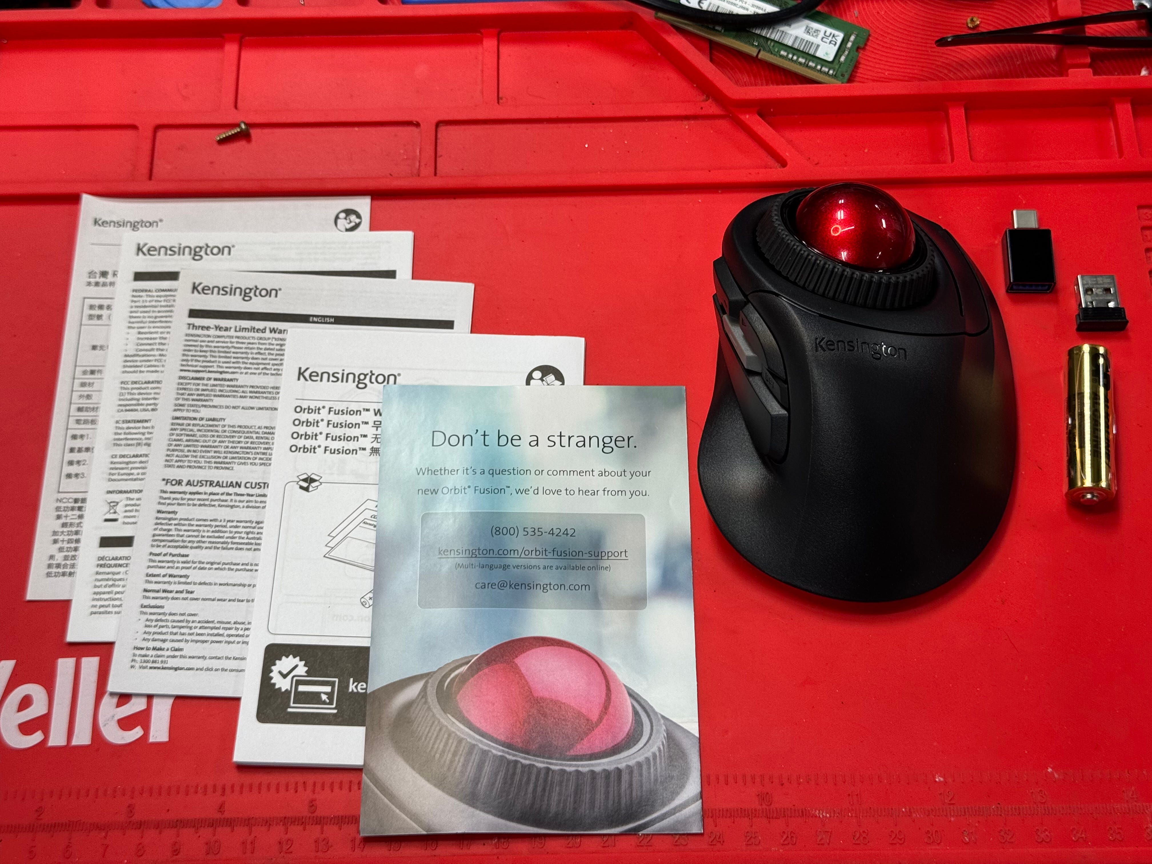 2024年のクリスマス HARDWARE REVIEW: Kensington Orbit Fusion Wireless Trackball その他