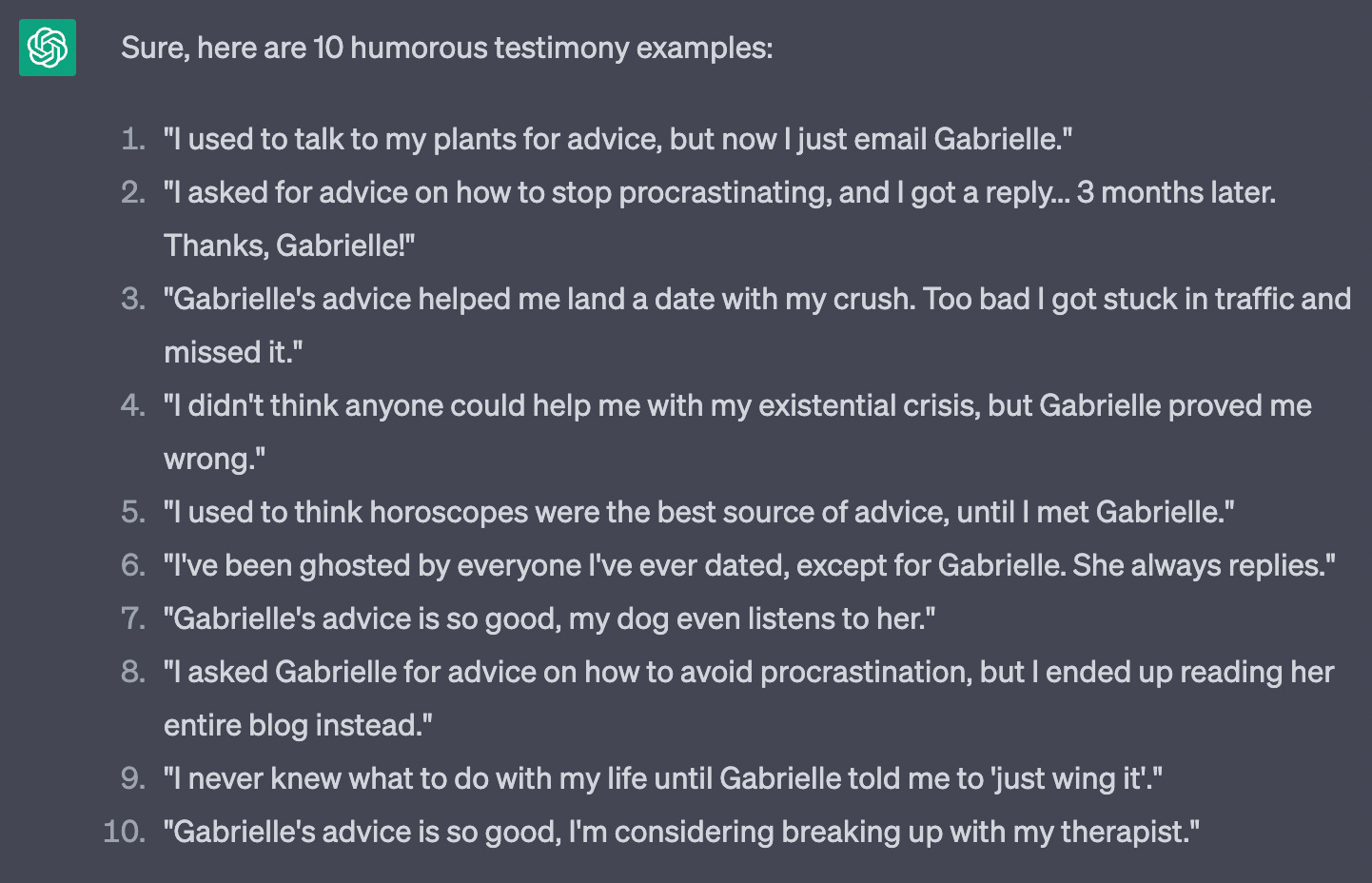 Gabrielle day building a website with ai