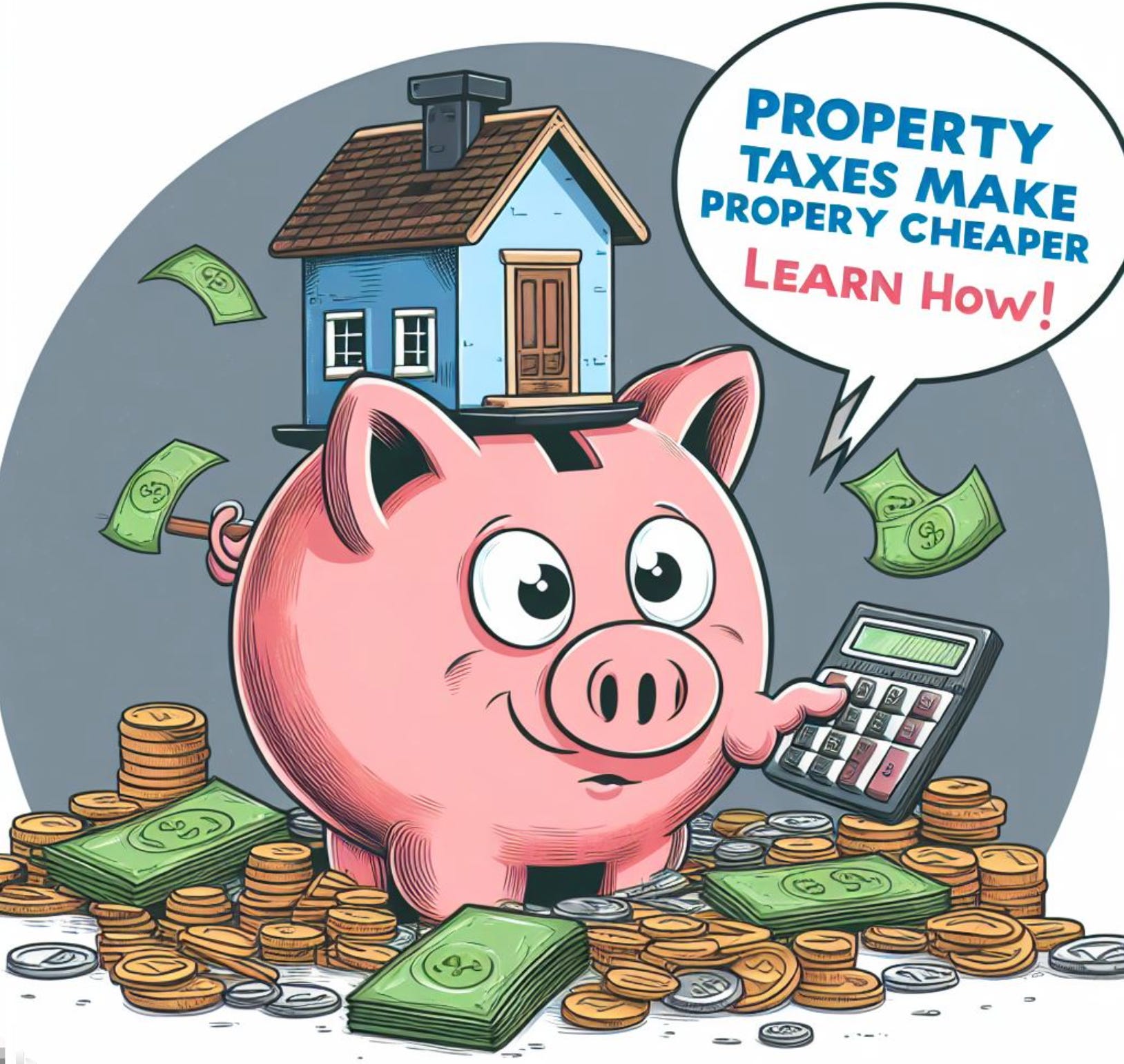 Property taxes reduce housing asset prices but don't make housing cheaper