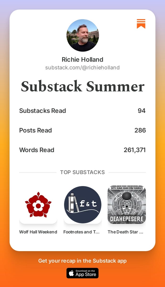 My Substack Summer - Bytes and Pieces