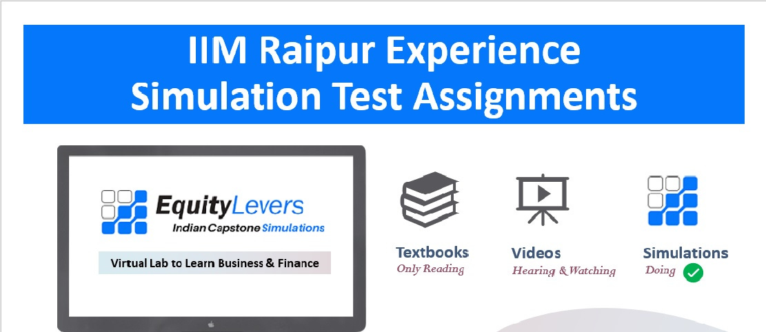 1111px x 482px - IIM Raipur Experience - Simulation Test Assignments