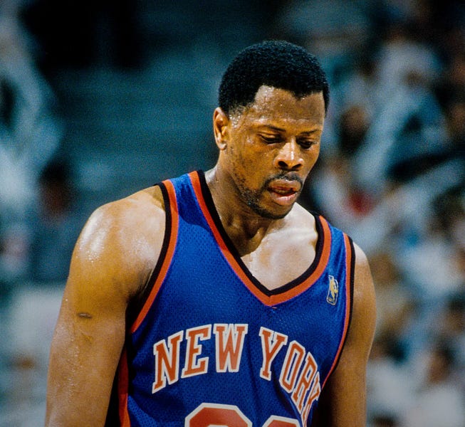 Patrick Ewing on why the NBA banned him from wearing a t-shirt under his  jersey - Basketball Network - Your daily dose of basketball
