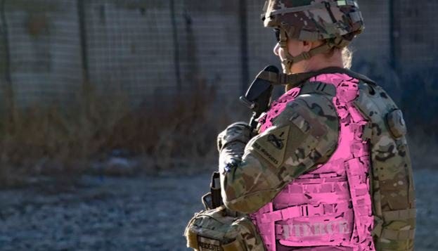 pink body armor