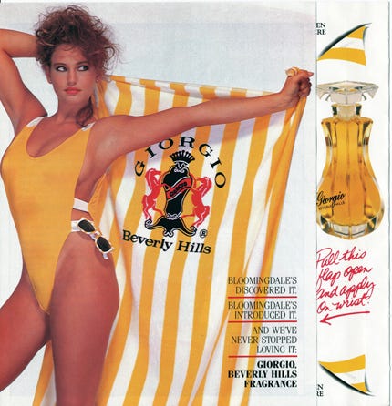 giorgio perfume 1980s