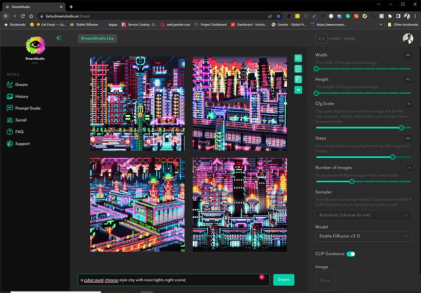 DreamStudio: Stable Diffusion's AI Art Web App Tool