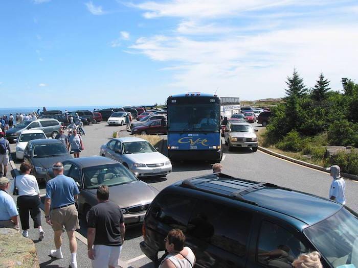 How many visitors does Acadia get? by Lincoln Millstein