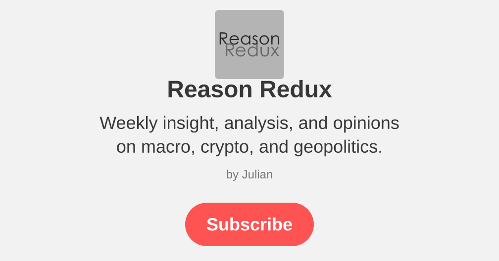 Reason Redux | Julian Blunt | Substack