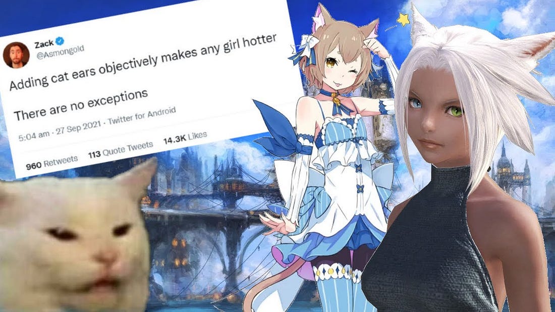 FF14 - WoW player discovers Catgirls...