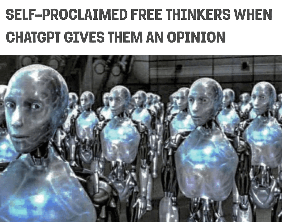 Self proclaimed free thinkers