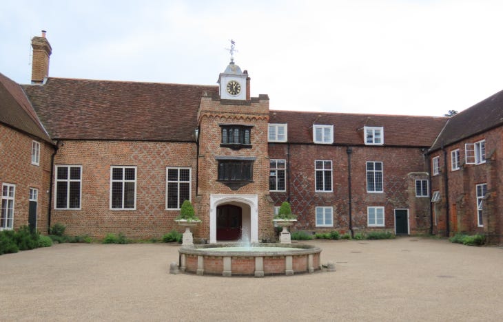 The courtyard at Fulham Palace