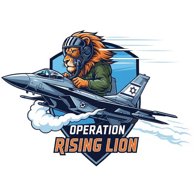 r/Israel - While we're in our mamads, let's see who can generate the best Operation Rising Lion logo.