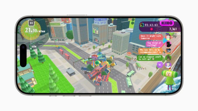 Katamari Damacy Rolling LIVE by Bandai Namco.