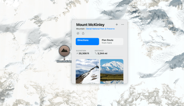 Apple Maps restores Mount McKinley name on President Trump's order