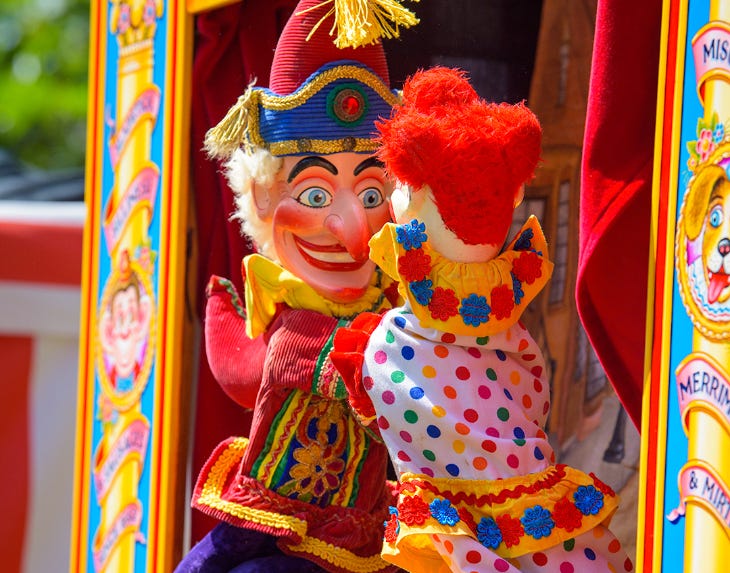 A Punch & Judy show