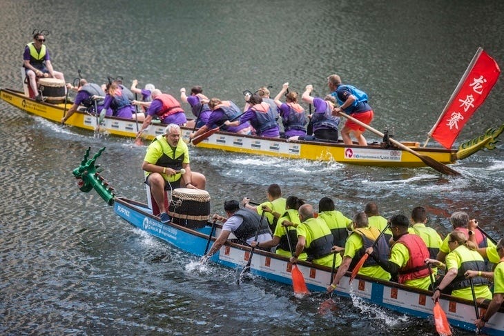 Dragon boat racing
