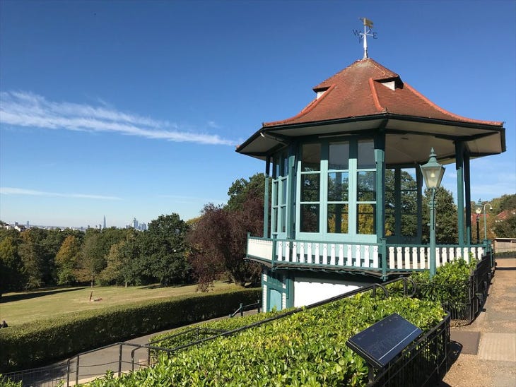 The bandstand at Horniman Museum 