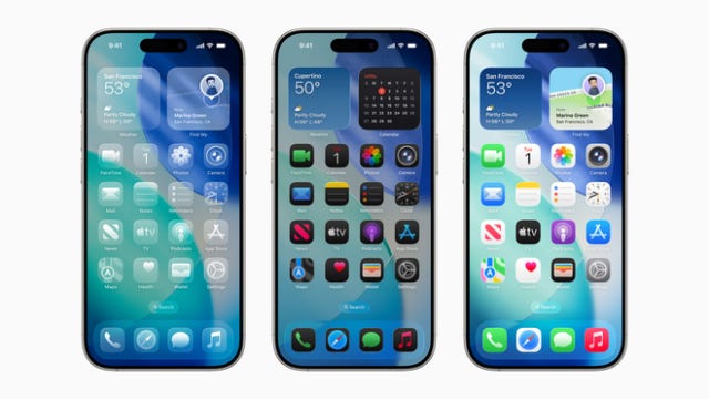 The new design extends to the Home Screen and Lock Screen, making them more personal and expressive than ever. Liquid Glass also brings new customization options to app icons and widgets, including a stunning clear look.