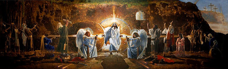 Resurrection Mural Artwork by Ron DiCianni