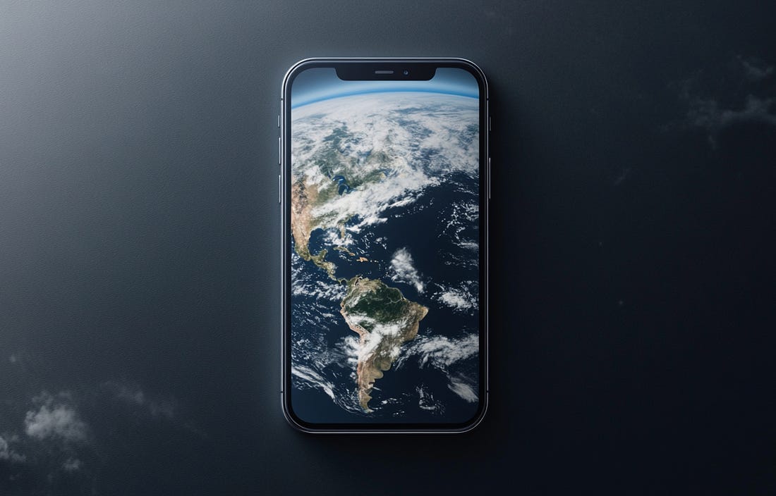 A cellphone with earth on the screen

AI-generated content may be incorrect.