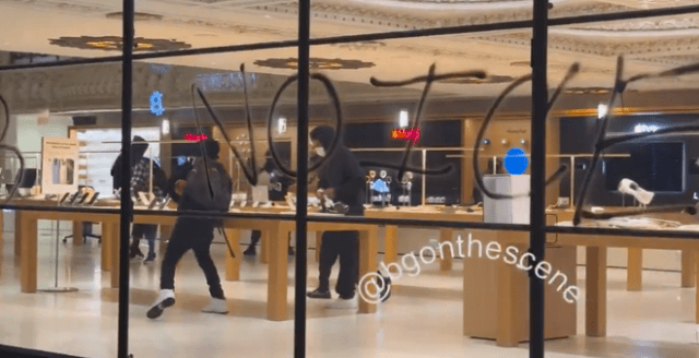 Looters ransack Apple Tower Theatre in Los Angeles, June 10, 2025