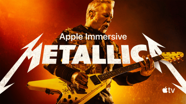 A new Apple Immersive concert experience, Metallica, is coming to Apple Vision Pro this Friday, March 14.