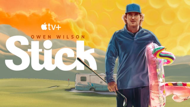 Owen Wilson stars in and executive produces the new sports comedy, “Stick,” premiering on June 4, 2025 on Apple TV+. Owen Wilson stars in and executive produces the new sports comedy, “Stick,” premiering on June 4, 2025 on Apple TV+.