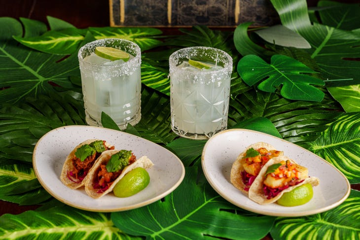 Margaritas and tacos