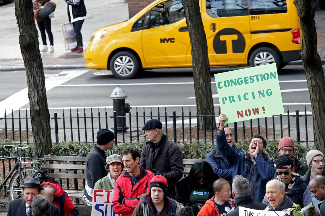 In Protests, a Hint of the Fight to Come Over Congestion Pricing - The New  York Times