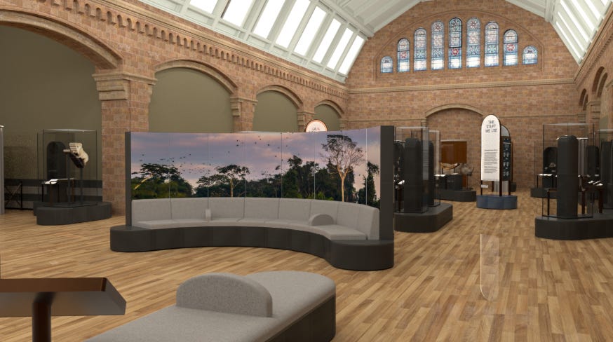 Mock up of the Natural History Museum's new gallery