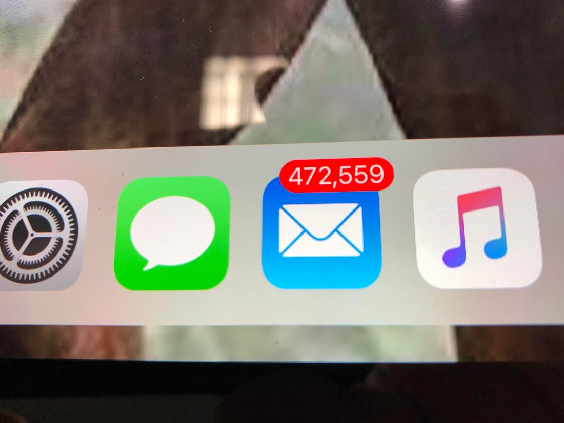 Someone came into my place of work and had the most unread emails of all  time. Anyone seen more? : r/mildlyinfuriating